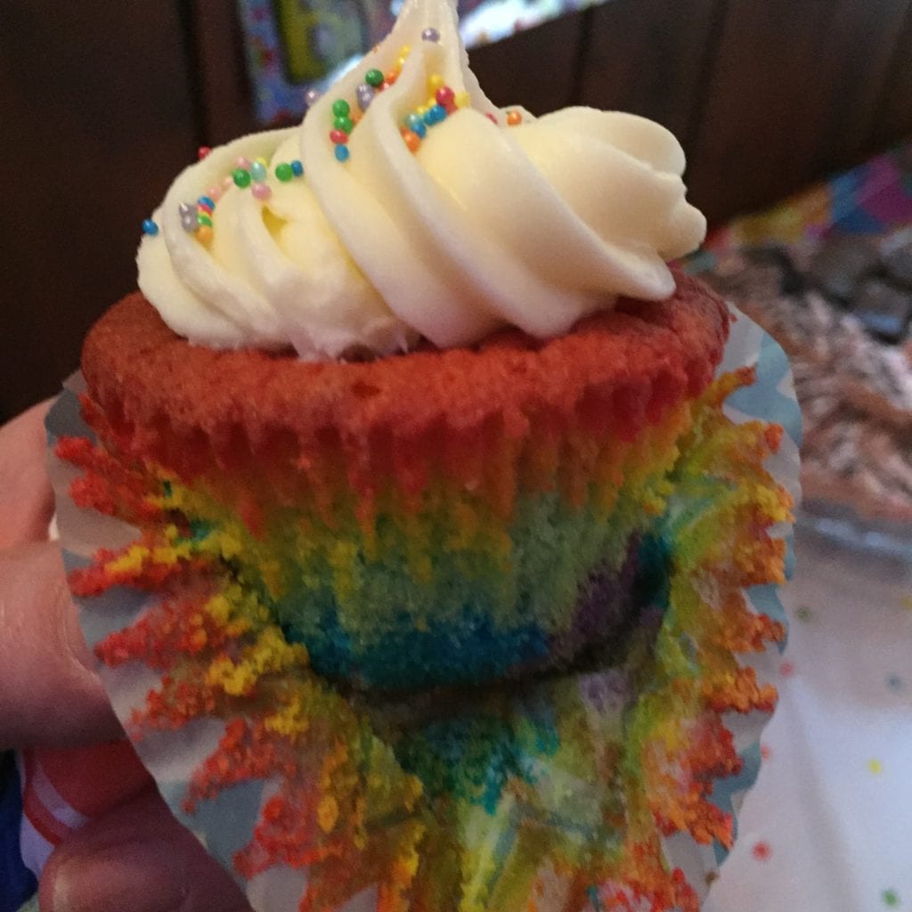 Rainbow Cupcake