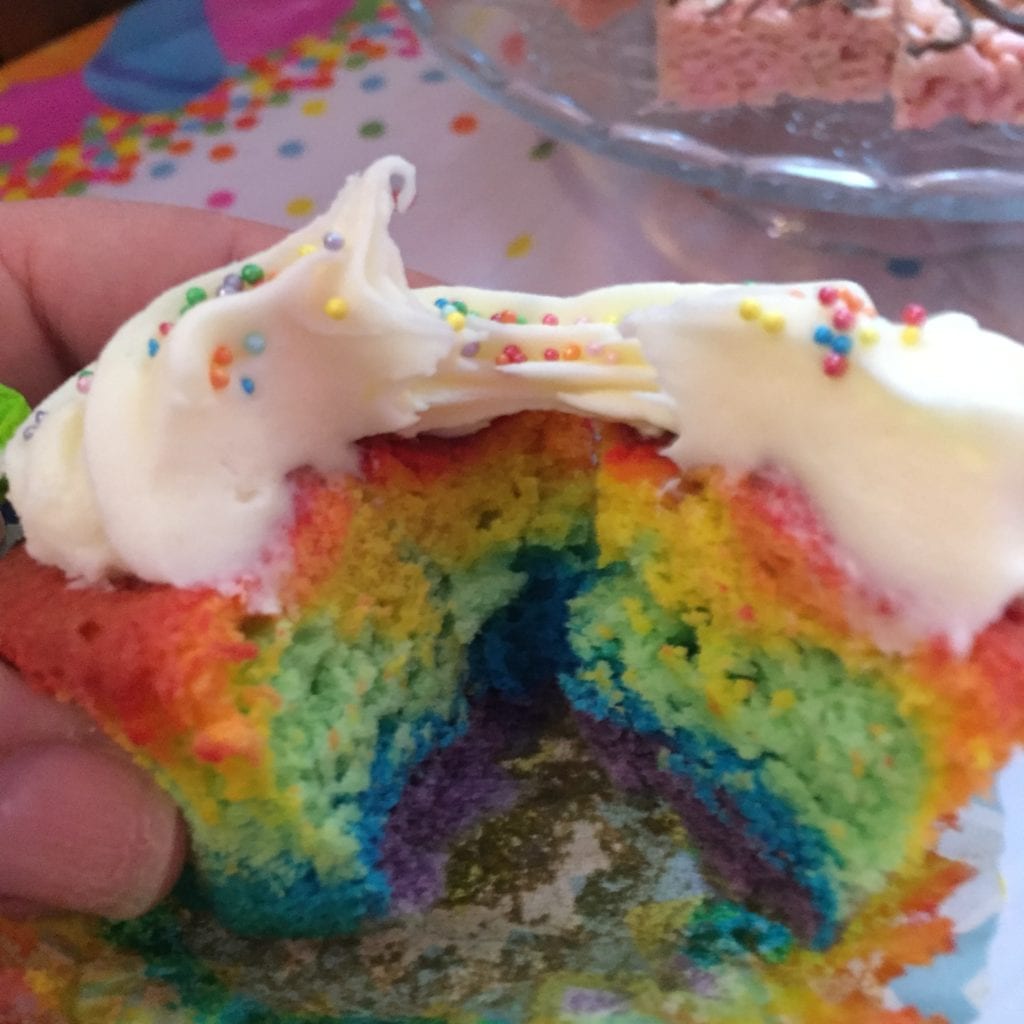 Rainbow Cupcake