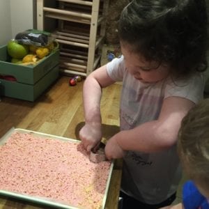 rice crispie hearts