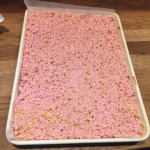 rice crispie hearts