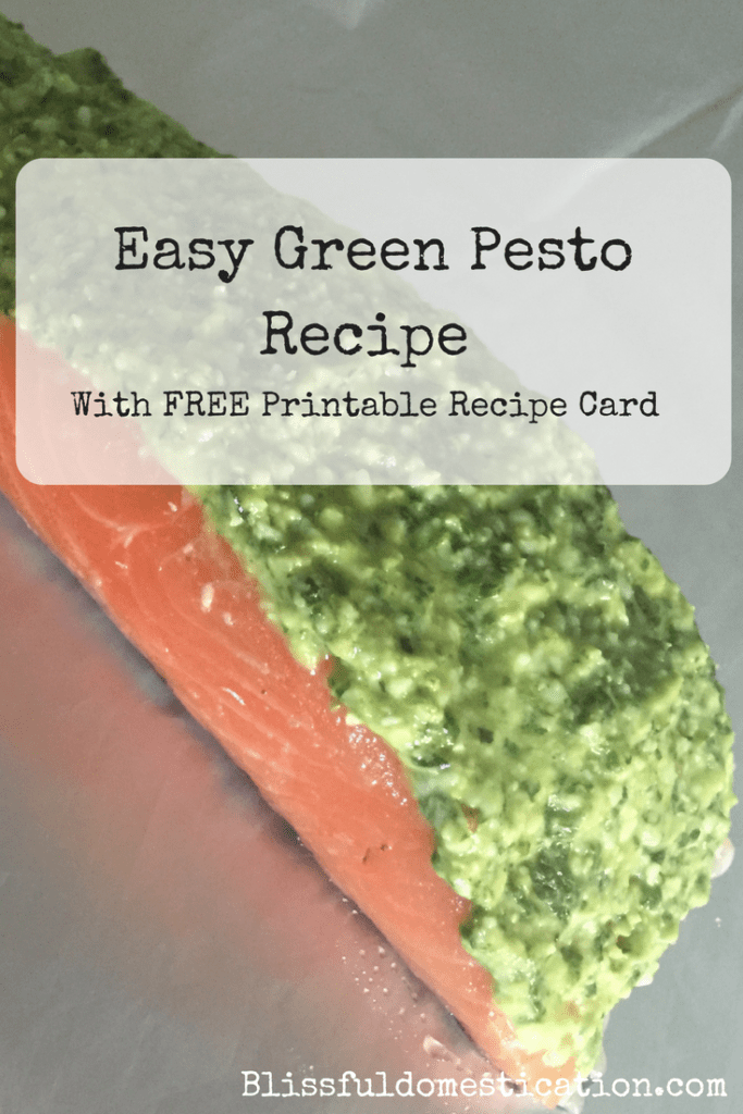 Green Pesto Recipe