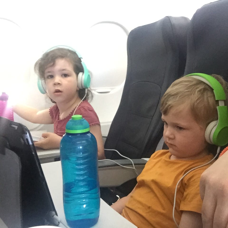 Flying with children