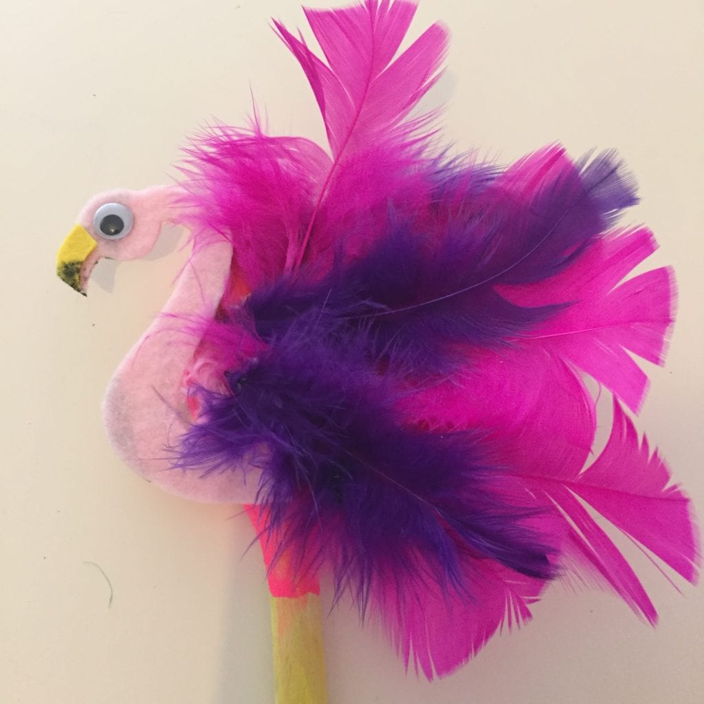 Wooden Spoon Flamingo