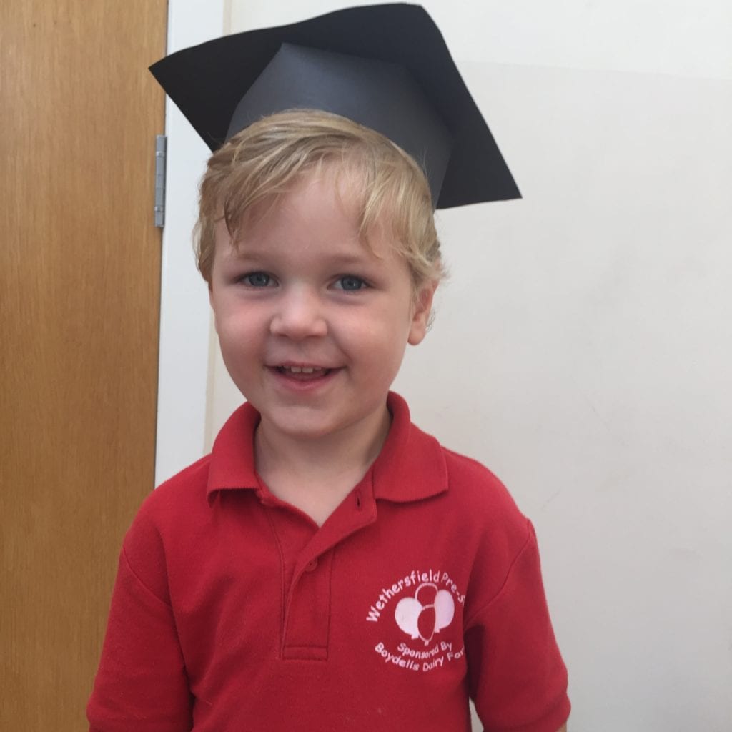Oliver's Pre-school graduation