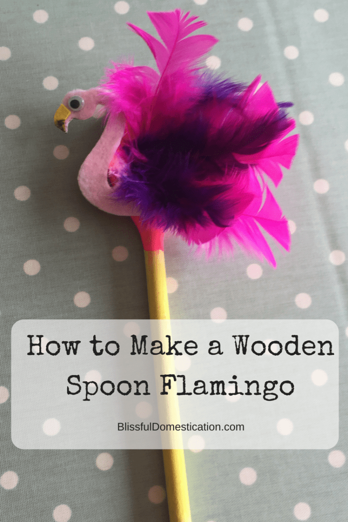 Wooden Spoon Flamingo