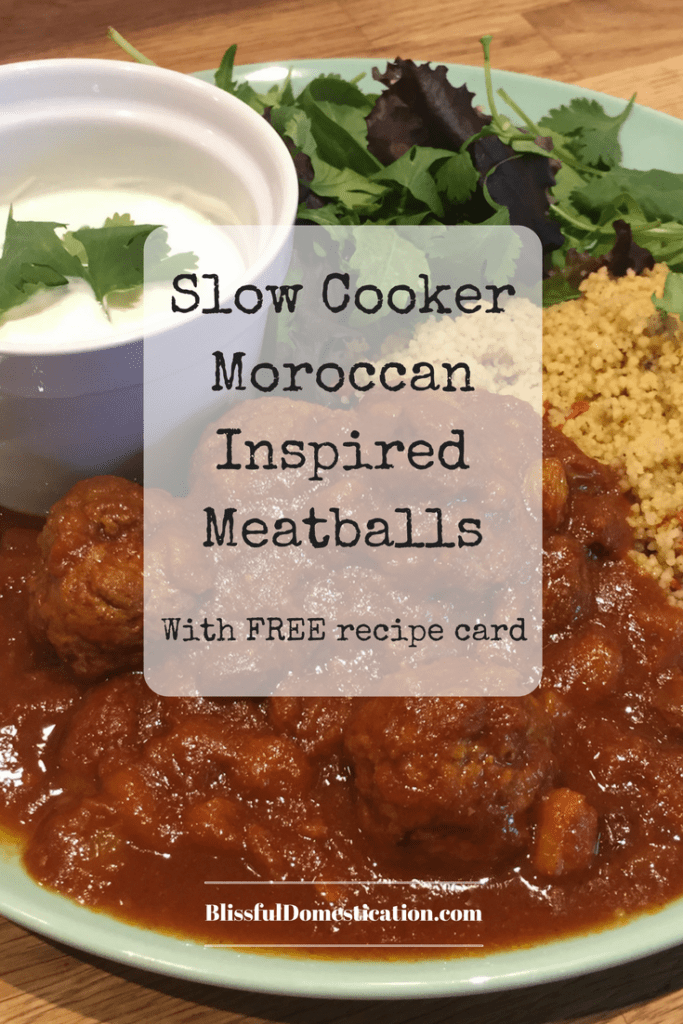 Moroccan Inspired Meatballs