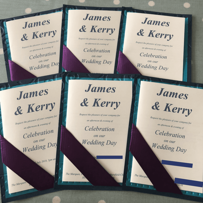 Peacock Themed Wedding Invitations