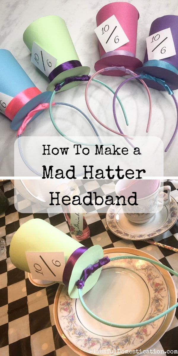 How to Make a Simple Mad Hatter Headband