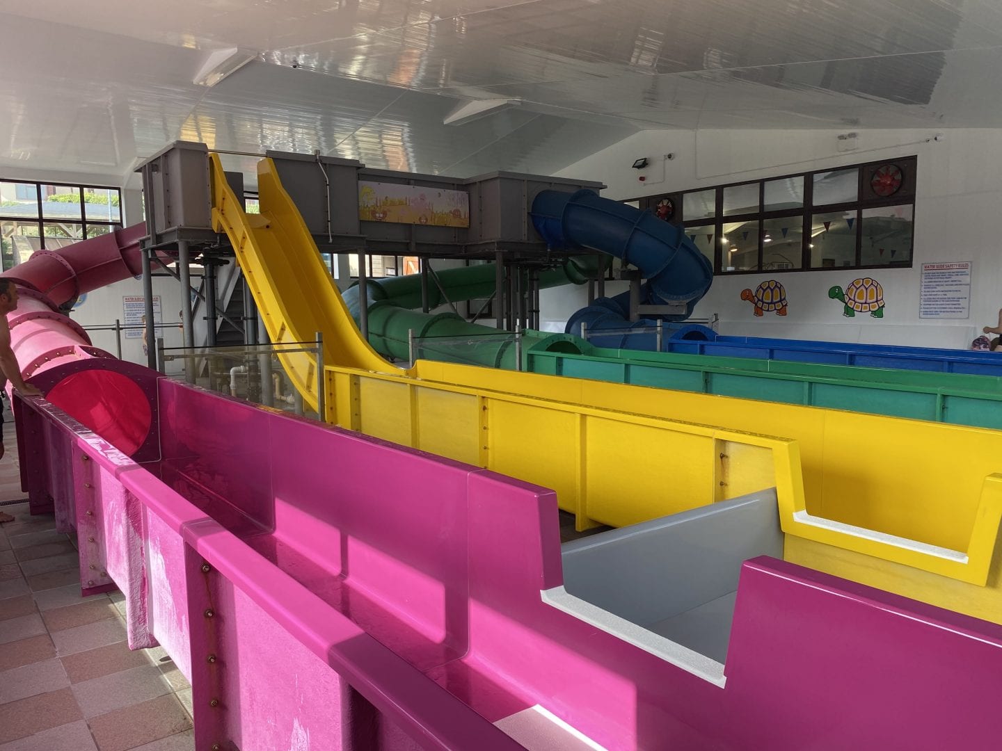 Water slides