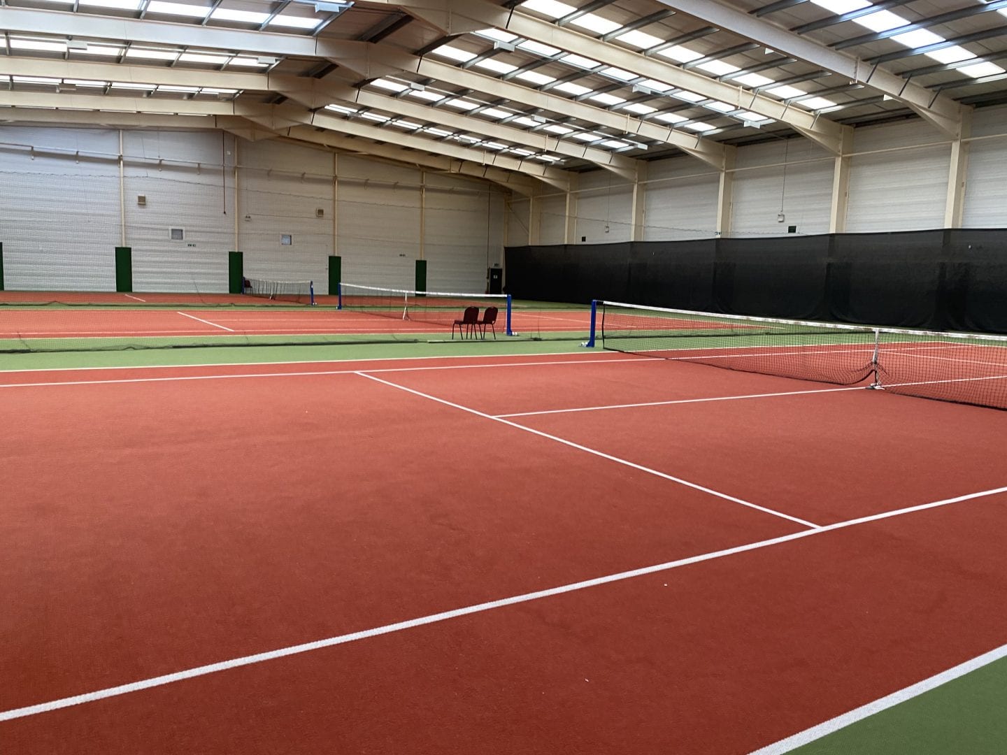 Indoor tennis court
